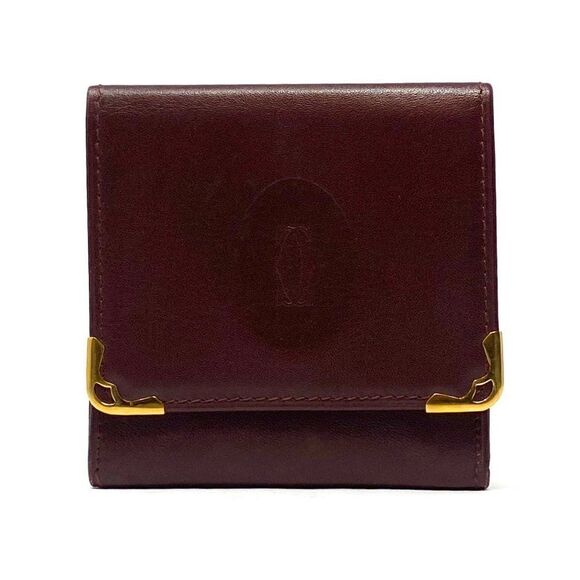 Cartier Must Line Mast De Square Coin Pouch - Picture 1 of 5